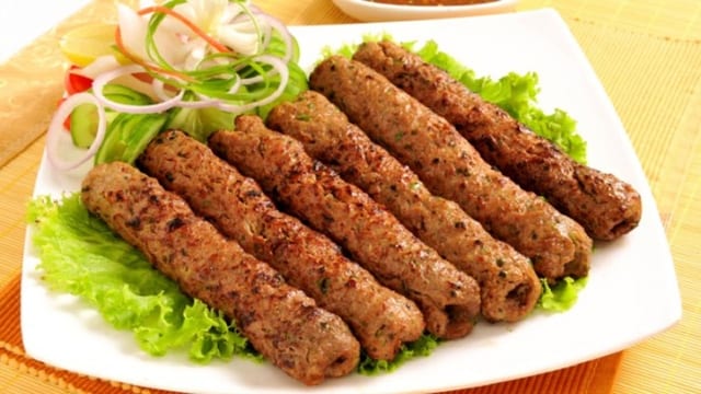Chicken Seekh Kabab.